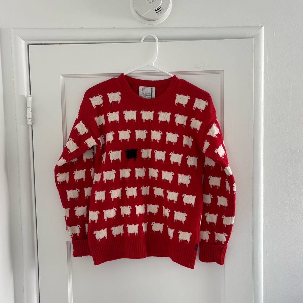 Rowing Blazers Red Wool Sheep Sweater